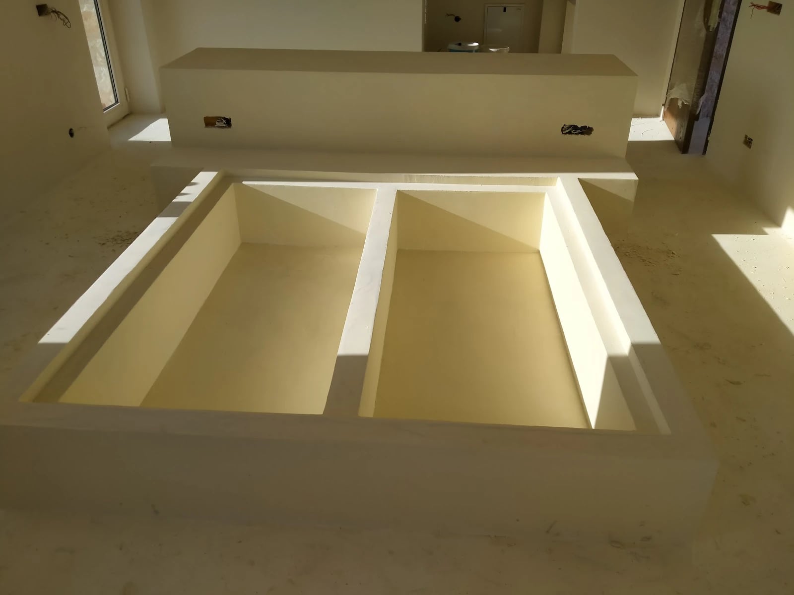 Salon ve oturma alanı sıva uygulaması